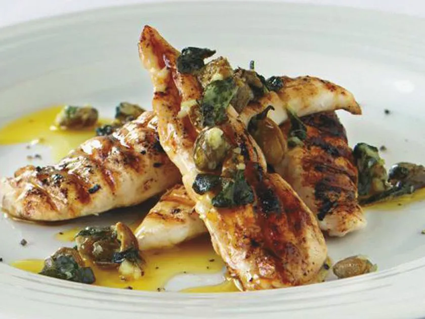 Barbecued thai chicken