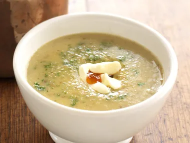 spiced coriander, lentil and barley