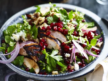CHICKEN, BURGHUL & POMEGRANATE SALAD