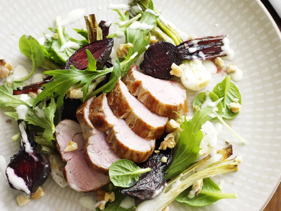 PORK AND BEETROOT SALAD