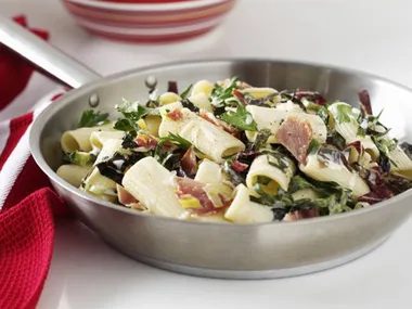 PANCETTA AND RADICCHIO RIGATONI