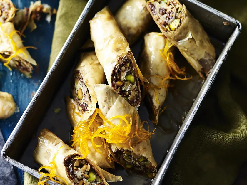 Chocolate baklava