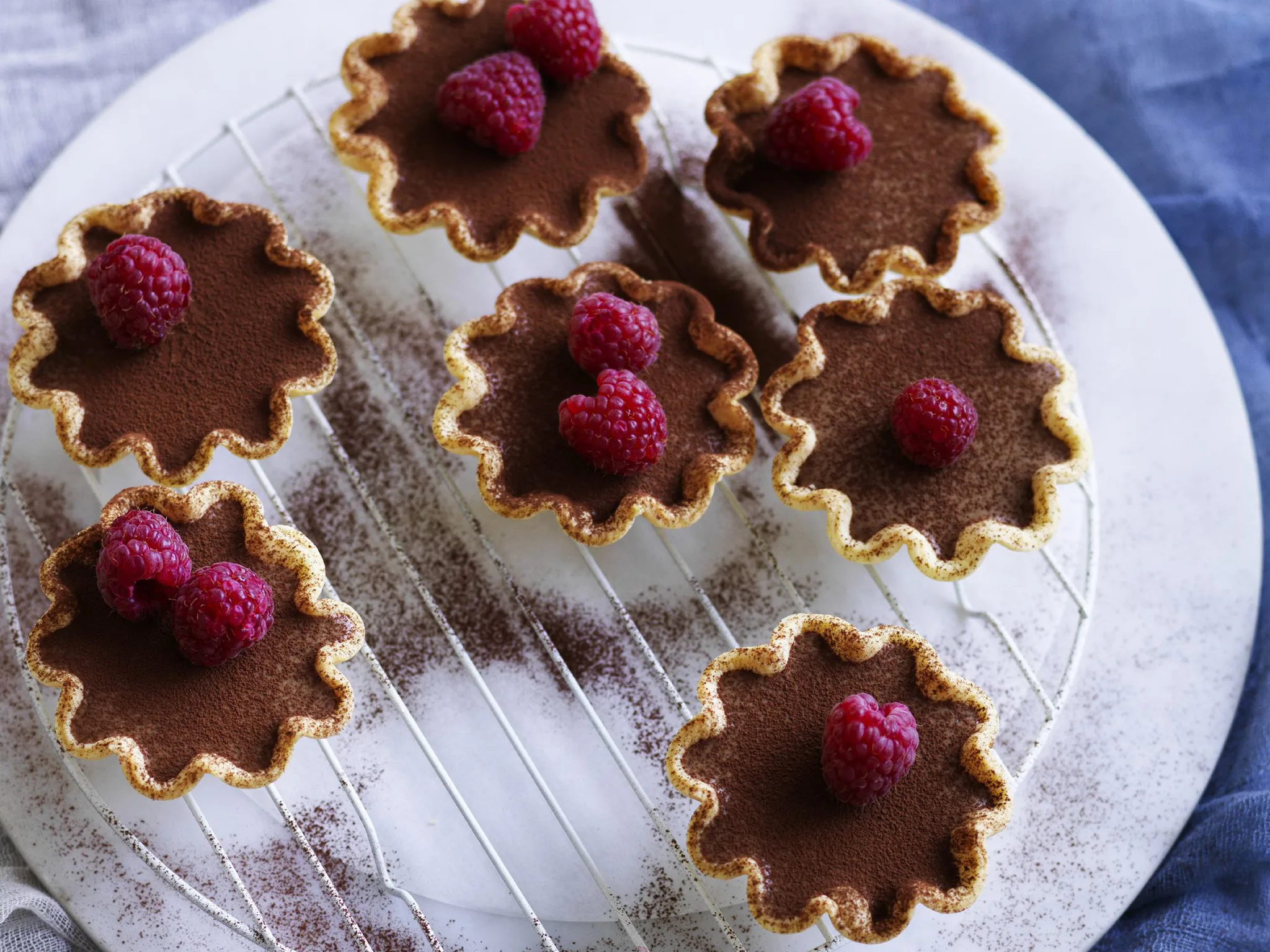 drunken mocha mousse tartlets
