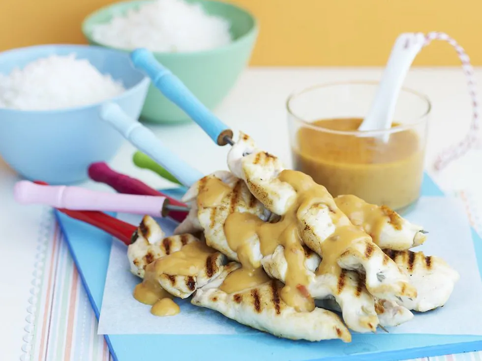 chicken satay skewers