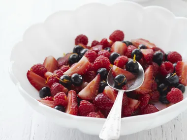 cranberry soaked berries