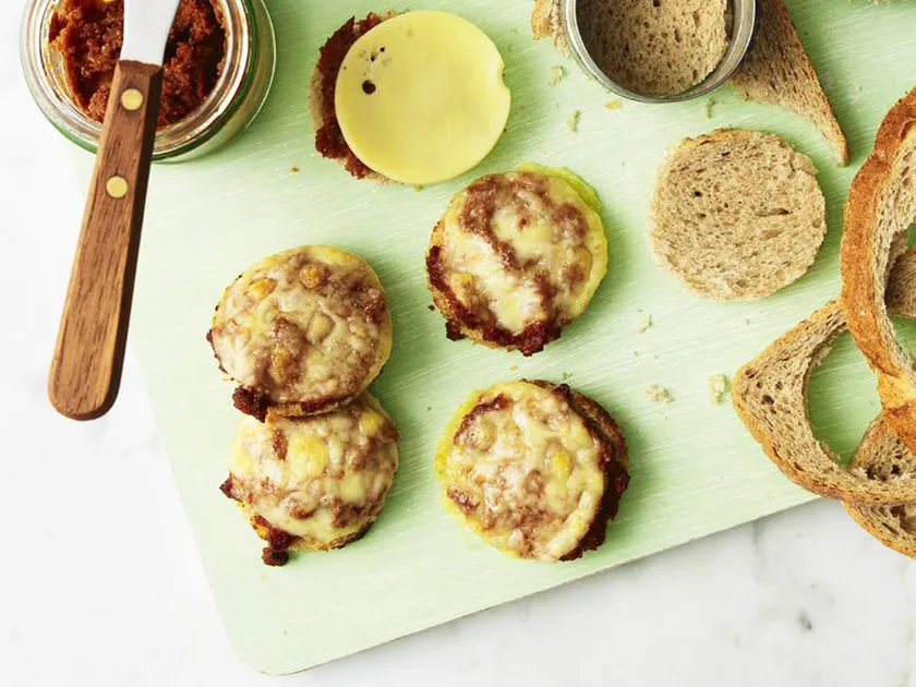 Mini sourdough toasties