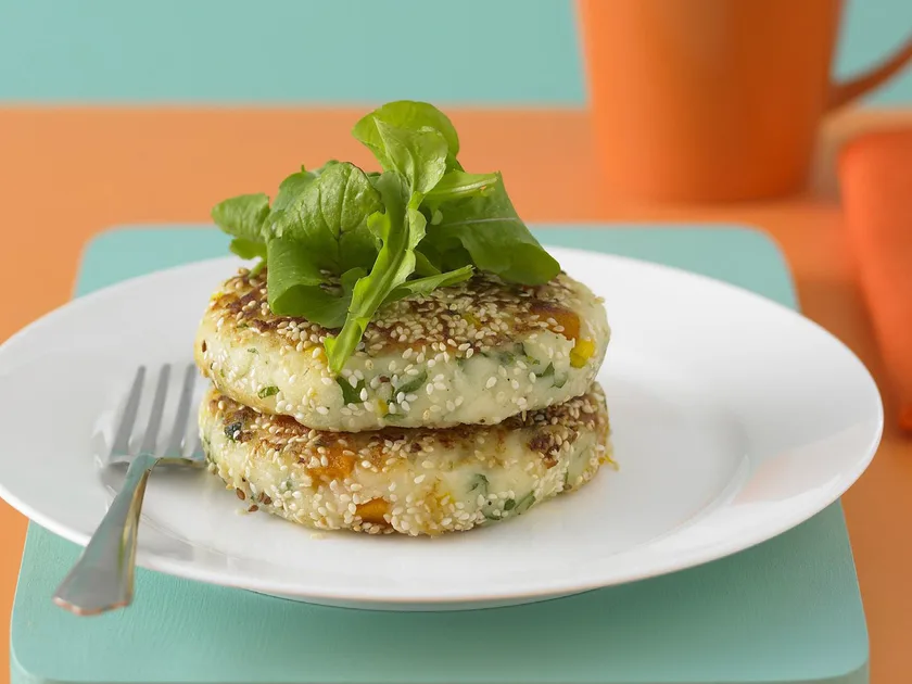 Pumpkin and corn patties