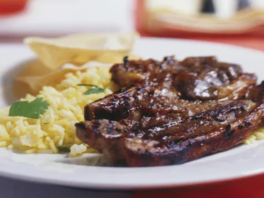 lamb in fruity chutney marinade