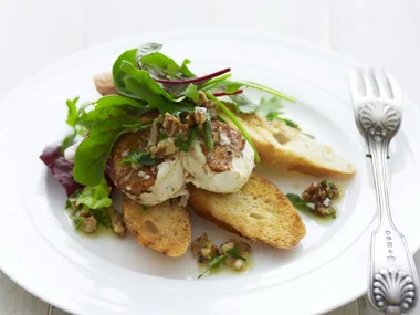 grilled goats cheese salad