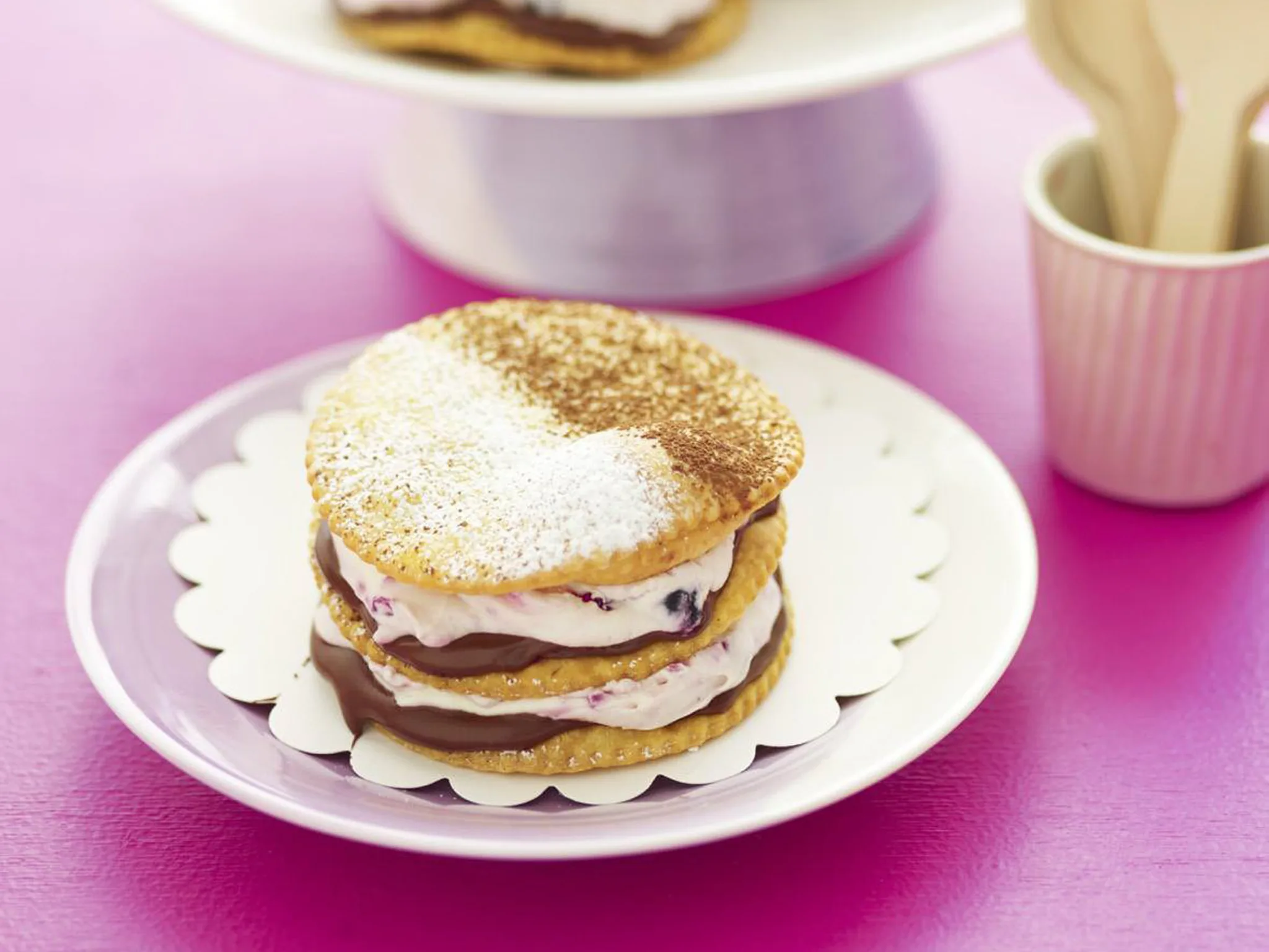 berry and nutella shortcakes