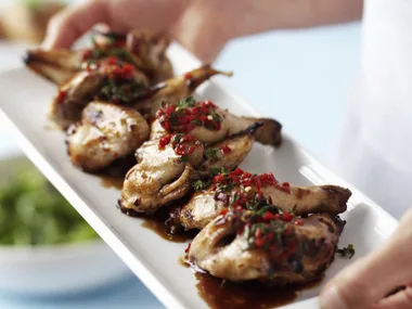 Lemon thyme and chilli roast chicken