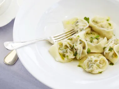 prawn and scallop tortellini