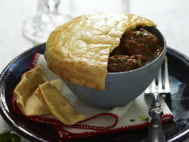 veal and tomato pies with gremolata