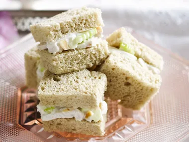 chicken & almond sandwiches