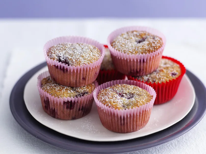Raspberry and apple cupcakes