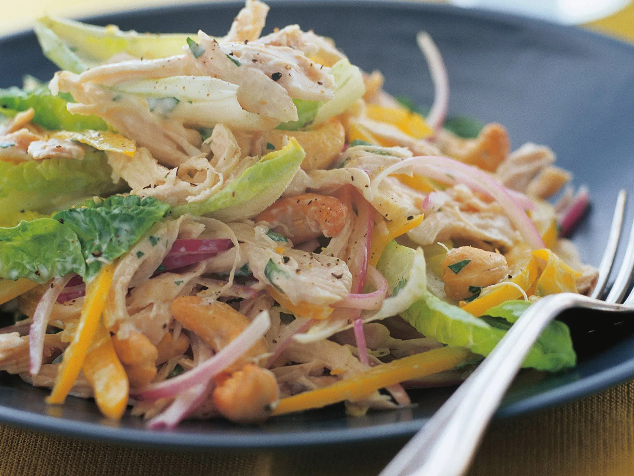 chicken, witlof and cashew salad