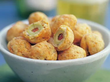 olives in cheese pastry