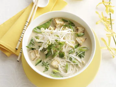 Tofu and vegetable laksa