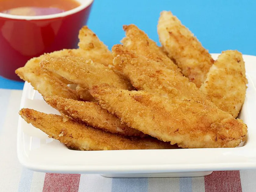 Crispy chicken dippers