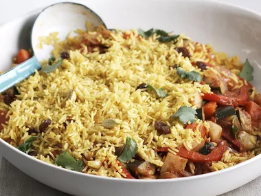 spiced vegetable biryani
