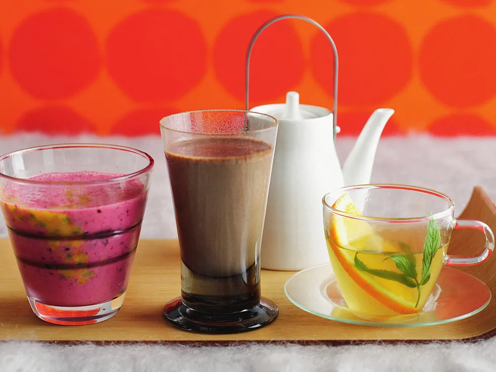Berry, passionfruit & vanilla smoothie
