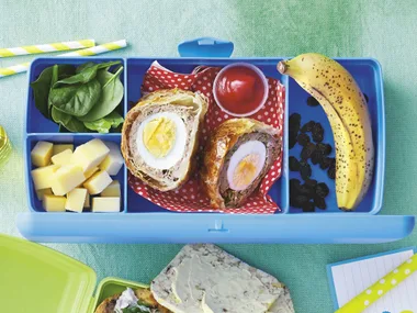 Whole egg sausage rolls