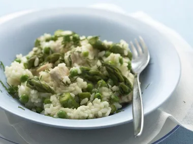 chicken and vegetable risotto