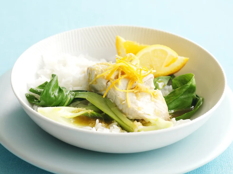 citrus ginger fish parcels