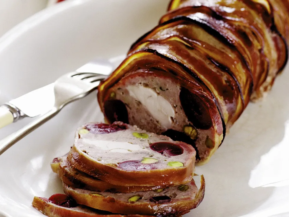 CHERRY AND PISTACHIO TERRINE