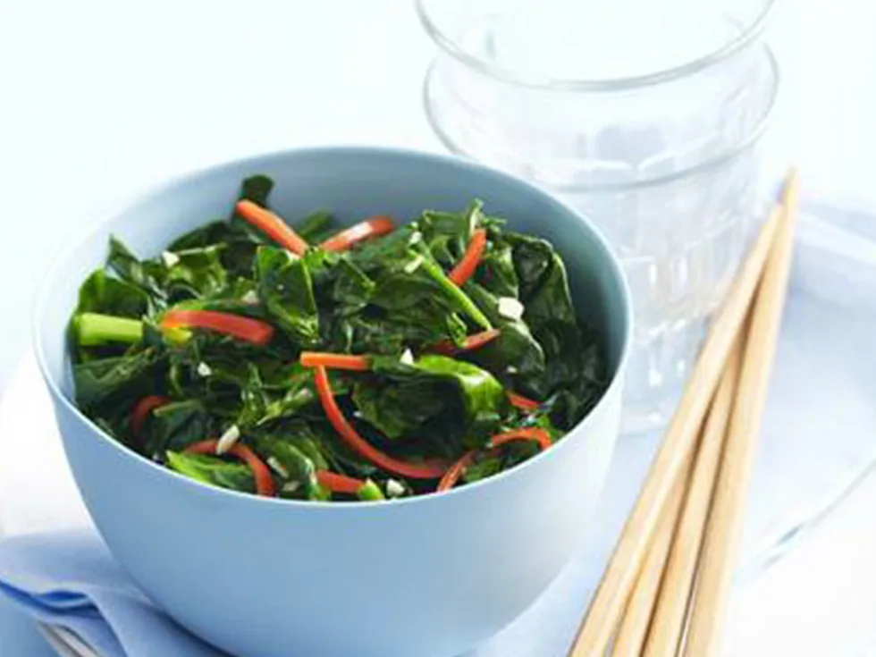 CHILLI GARLIC SPINACH