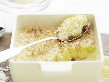 coconut bread pudding