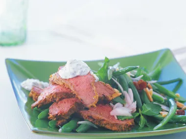 raan with spiced yogurt