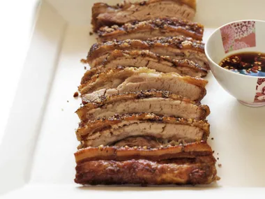 crisp five-spice salt pork belly