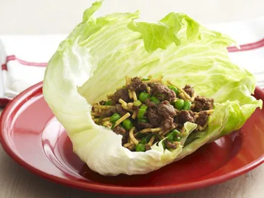 CRISPY BEEF SANG CHOY BOW