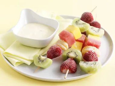 icy fruit kebabs