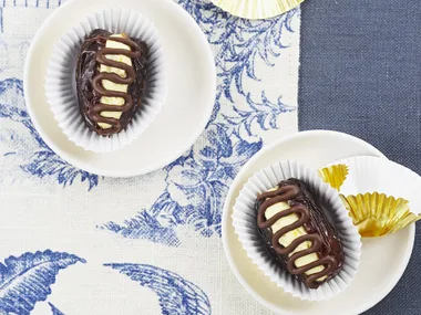 choc-orange ricotta dates