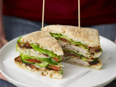 Turkish chicken club sandwich