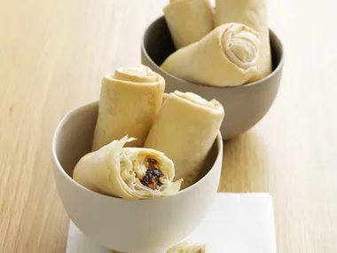 goats cheese and chive pastries