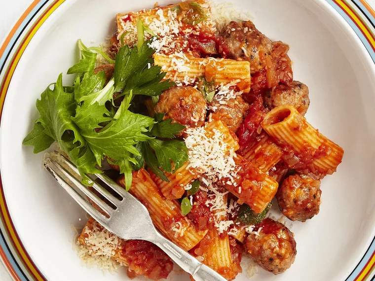 sausage meatball pasta