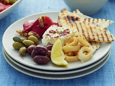 baked chilli and oregano fetta