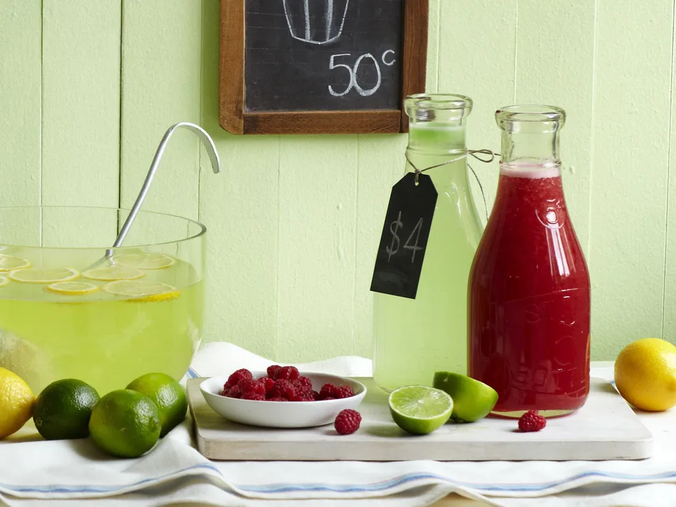 raspberry mint cordial