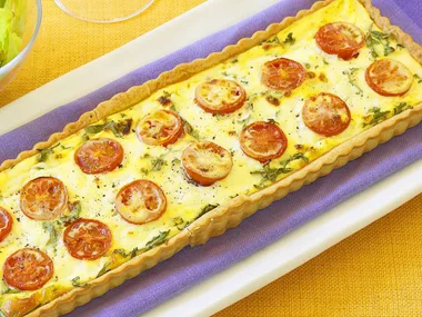 TOMATO, ROCKET AND RICOTTA TART