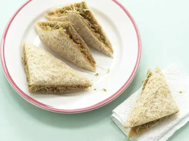 peanut butter and alfalfa sandwich