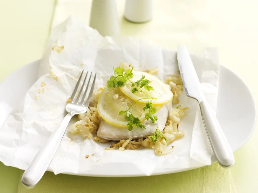 Lemon fennel snapper parcels