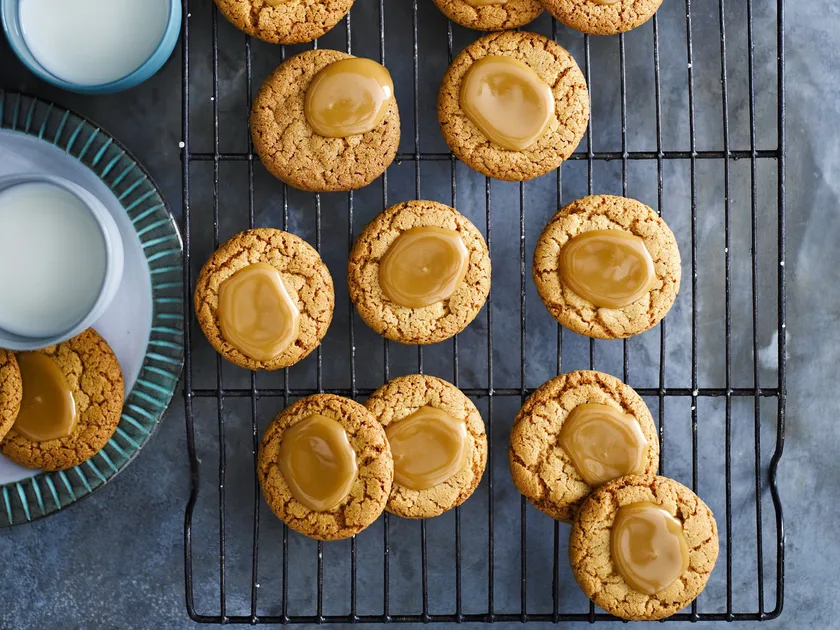 Caramel ginger crunchies