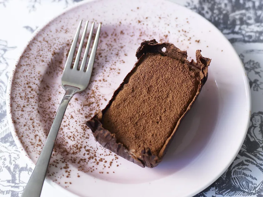Frozen chocolate tiramisu bars
