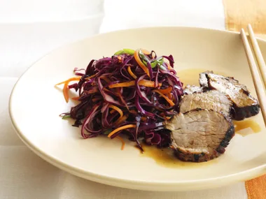 pork with asian coleslaw