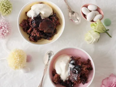 American chocolate pudding