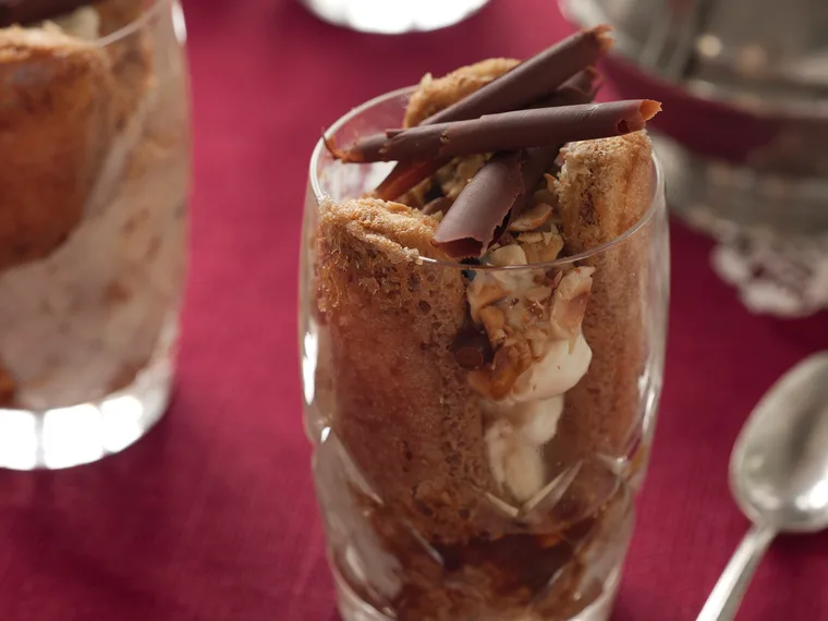 Coffee, hazelnut and frangelico tiramisu