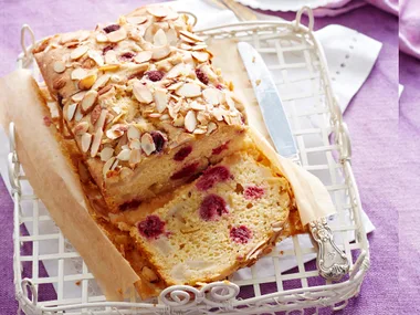 Pear and raspberry bread
